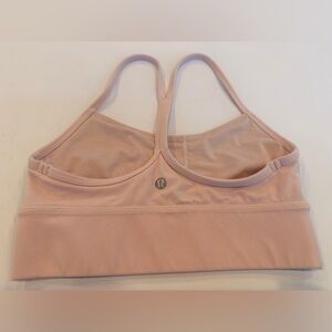 Lululemon Align High Neck Yoga Bra Light Pink Blush Size 4